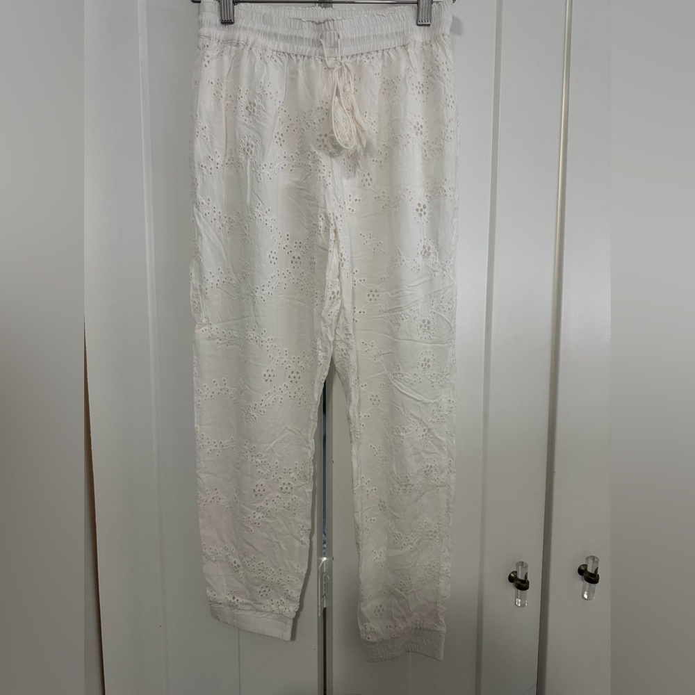 Young Fabulous & Broke White Track Pants